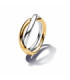 Anillo Bandas Entrelazadas en Dos Tonos Pandora. - 163262C0 Anillo Bandas Entrelazadas en Dos Tonos Pandora. - 163262C0