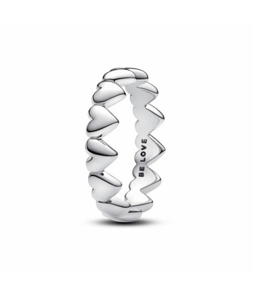 Anillo Pandora Fila de Corazones - 193427C00