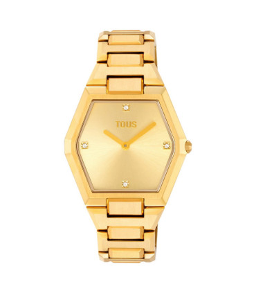 Reloj TOUS analógico con correa de acero dorado Karat - 3000136500