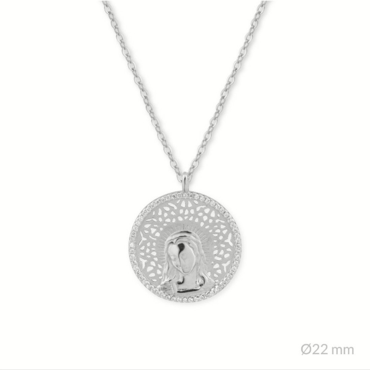 Collar de Plata Virgen María