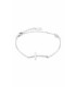 PULSERA CRUZ LOTUS SILVER TRENDY PLATA MUJER - LP1918-2/1