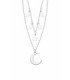 COLLAR LUNA LOTUS SILVER PLATA MUJER - LP3258-1/1