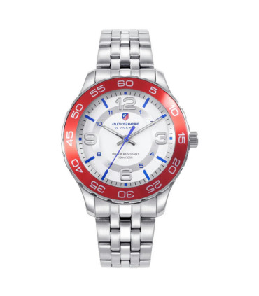 Reloj del At de Madrid de cadete caja de acero y brazalete de acero - 41140-05