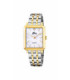 RELOJ LOTUS SQUARE SERIES BEIGE CORREA DE ACERO INOXIDABLE 316L, MUJER - 18981/1