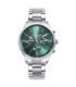 RELOJ MARK MADDOX CRONO CON ESFERA VERDE Y BRAZALETE DE ACERO - HM1019-63