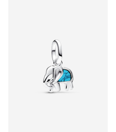 Charm MIni Colgante Elefante Azul Turquesa - 793858C01