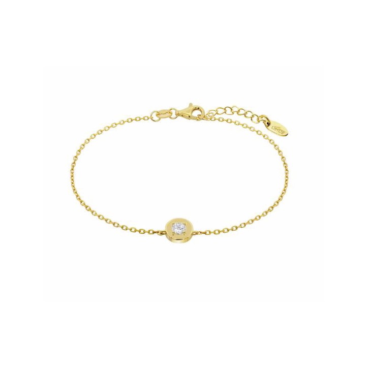 PULSERA GEOMÉTRICO LOTUS SILVER - LP3850-2/2