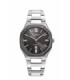 Reloj colección Laura Escanes caja de acero con doble bisel en Ip gris y rosa con cristal zafiro 10 atm y brazalete d - 45000-13
