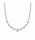 GARGANTILLA ELEFANTE LUXENTER CON PIEDRAS BLANCA, VERDE Y AZUL - NXA535YC0200