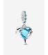 Charm Colgante Delfines de Cristal de Murano Azul - 793924C01