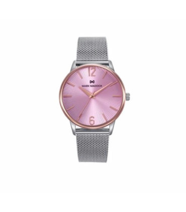 Reloj Mark Maddox Esfera Rosa Malla Milanesa - MM1030-75