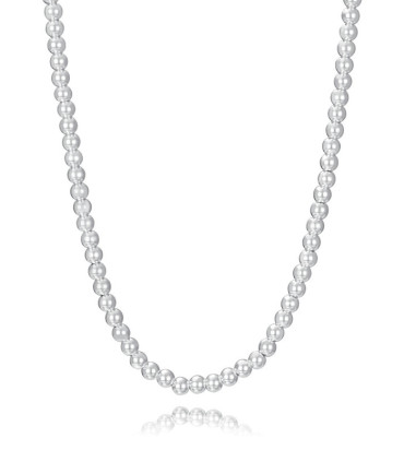 Collar de acero chapado en plata 999 colección Laura Escanes - 14319C01000