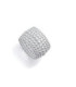 Anillo de acero chapado en plata 999 colección Laura Escanes - 14317A01600