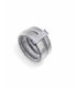 Anillo doble de acero colección Laura Escanes tubogas - 75392A01600