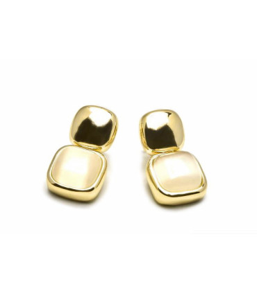 Pendientes con Ojo de Gato acabado oro 18k - Laroi - SGEU23714600