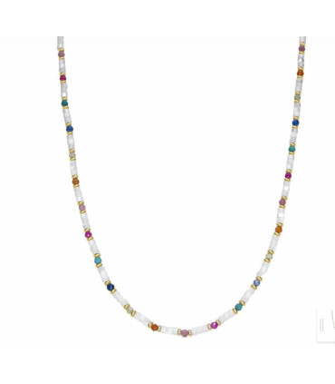 Collar con Madreperla Blanca acabado oro 18k - Xolau - SGNX30911500