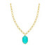 COLLAR JADIR PLATA DE LEY 925 BAÑADO EN ORO DE 18KL - NXA222Y94100