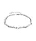 Pulsera Luxenter Knut Plata Baño Rodio y Circonitas Blancas - BX1810000