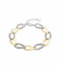 Pulsera de Plata de Ley 925 y Circonita Brillante acabado oro amarillo de 18k - Aborg - BX419Y0000