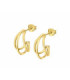 PENDIENTES HOJA LOTUS SILVER  MUJER - LP3282-4/2