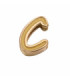 Motivo letra C para pulsera de niña en acero dorado y esmalte - 1487M01012C