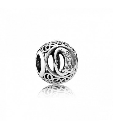 Charm Pandora Letra Q - 791861CZ