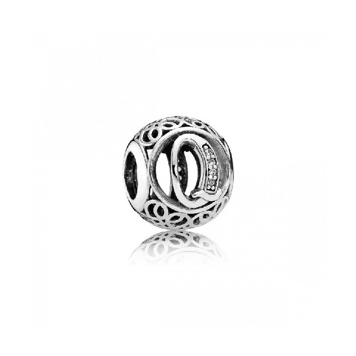 Charm Pandora Letra Q - 791861CZ
