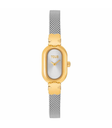 Reloj TOUS analógico joya con brazalete de acero y acero dorado Oval Icon - 3000145300