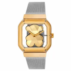RELOJ TOUS analógico con brazalete de acero y acero dorado D-Bear Party - 3000143500