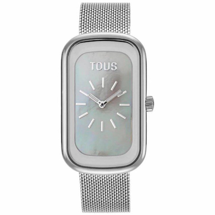 RELOJ TOUS analógico con esfera de nácar y brazalete de acero T-Band Club - 3000140600