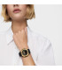 RELOJ TOUS analógico/digital de acero dorado y brazalete de nylon negro Bet - 3000143000 RELOJ TOUS analógico/digital de acero dorado y brazalete de nylon negro Bet - 3000143000