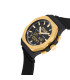 RELOJ TOUS analógico/digital de acero dorado y brazalete de nylon negro Bet - 3000143000