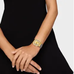RELOJ TOUS analógico con brazalete de acero y acero dorado D-Bear Party - 3000143500