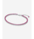 Pulsera Tenis Rosa Brillante - 591469C04 Pulsera Tenis Rosa Brillante - 591469C04