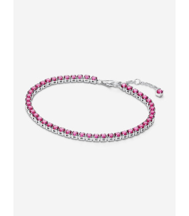 Pulsera Tenis Rosa Brillante - 591469C04