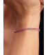 Pulsera Tenis Rosa Brillante - 591469C04 Pulsera Tenis Rosa Brillante - 591469C04