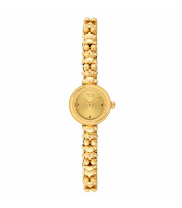 RELOJ TOUS  analógico con brazalete de acero dorado Bold Bear Round - 3000143200