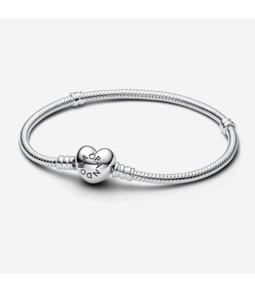 Pulsera PANDORA con cierre corazón - 590719