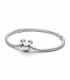 Pulsera Pandora Moments Cadena de Serpiente con Cierre Mickey Mouse de Disney - 593061C00