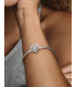 Pulsera Moments en plata de ley Retrato de Minnie Brillante - 597770CZ
