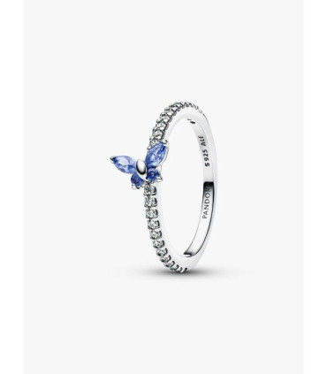 Anillo PANDORA Mariposa Azul Brillante en Plata - 194269C01
