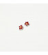 Pendientes SuperAgatha Flor Roja - 061SUP