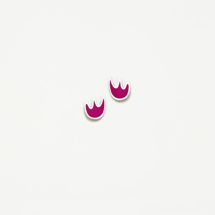 Pendientes SuperAgatha Tulipán Magenta - 068SUP