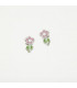 Pendientes Agatha Flor Rosa - 050GRE