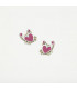 Pendientes Agatha Cangrejo - 040GRE