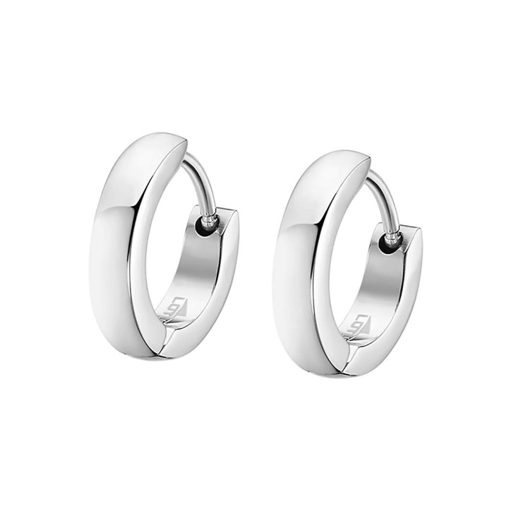 Pendientes de Aro Lisos para Hombre - LS2226/4/2