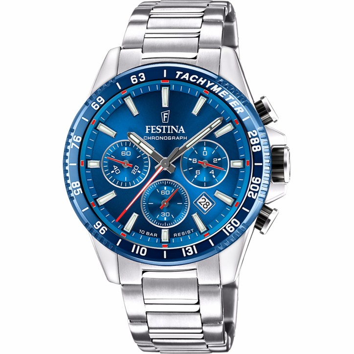 RELOJ DE HOMBRE FESTINA TIMELESS CHRONOGRAPH CON ESFERA AZUL - F20560/3