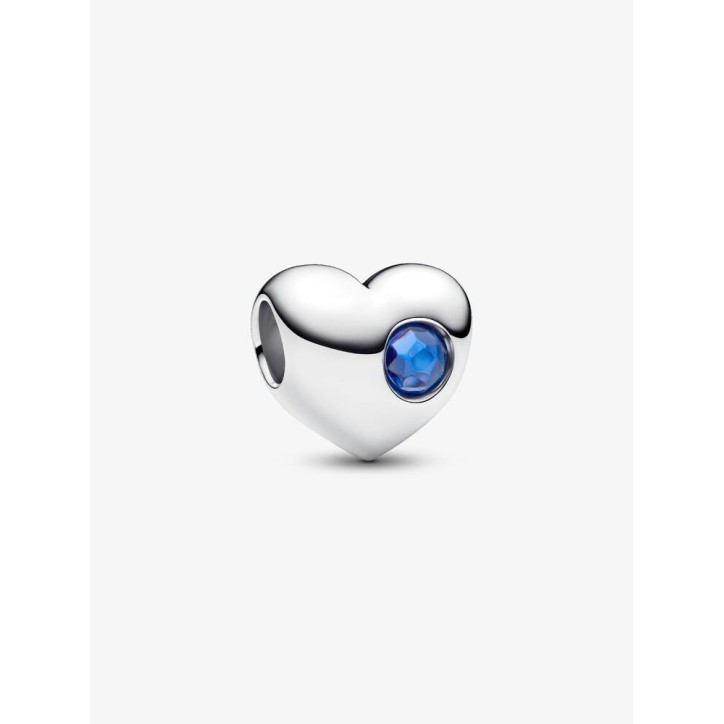 Charm Corazón de Pandora con Piedra Azul - 794161C09