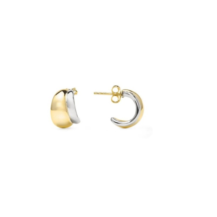 Pendientes de Plata de Ley 925 acabado oro amarillo 18k - Gayma - EJ101M999