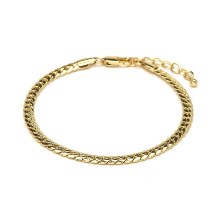 Pulsera acabado en oro amarillo de 18k - Nanja - SGBZ057